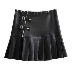 Mireya Høymidje Mini Skirt Svart YouAreCornyBye