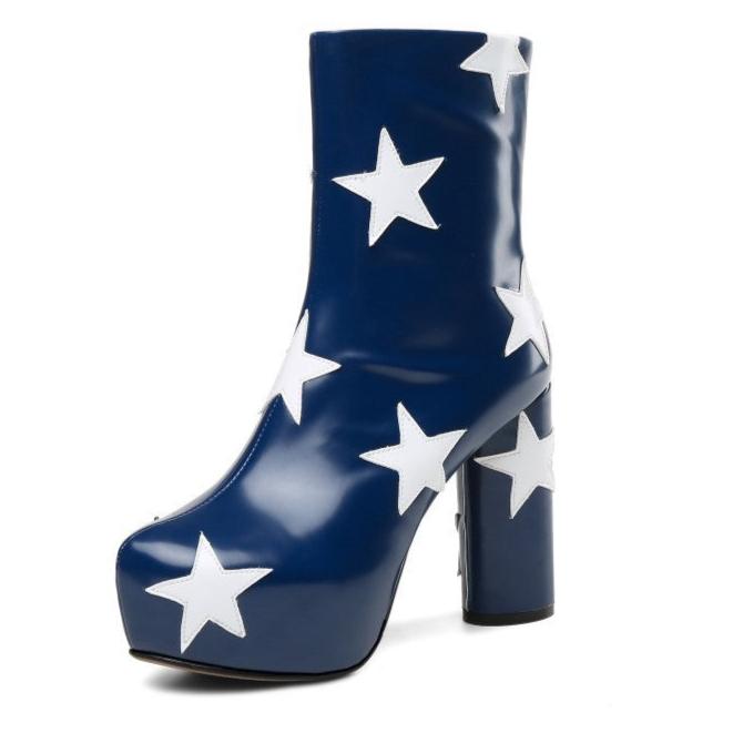 Star Boots blå YouAreCornyBye