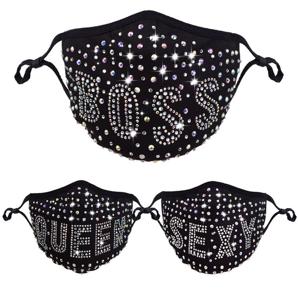 Rhinestone Maske
