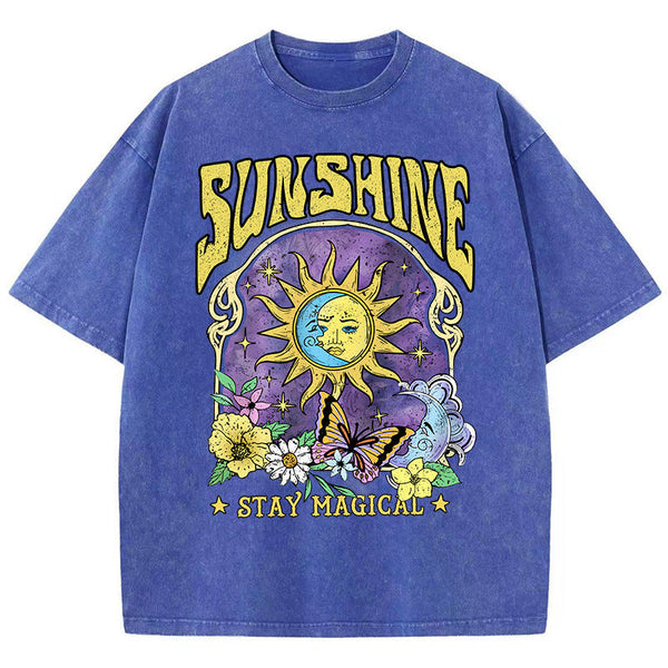 Sunshine T-shirt blå YouAreCornyBye