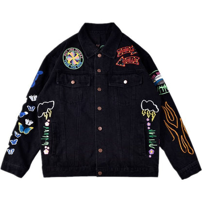 Wanderlust Denim Jacket YouAreCornyBye
