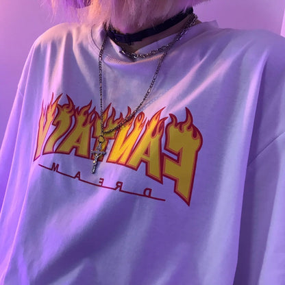 Fantasy T-shirt Hvit YouAreCornyBye