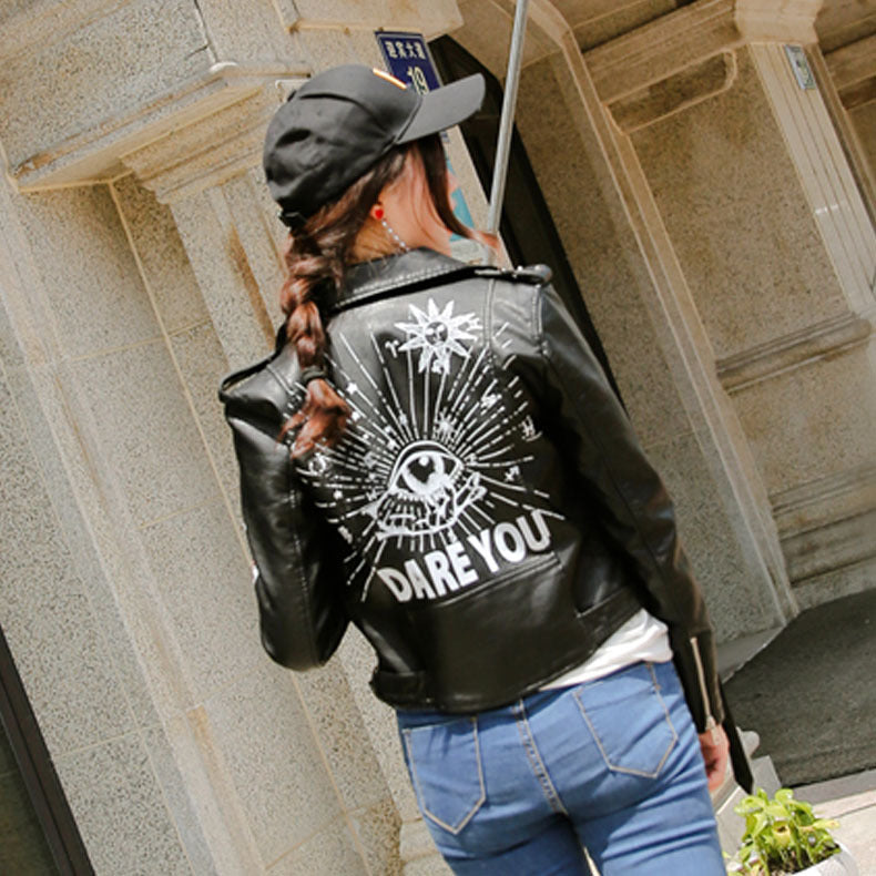 Eye - leather jacket YouAreCornyBye