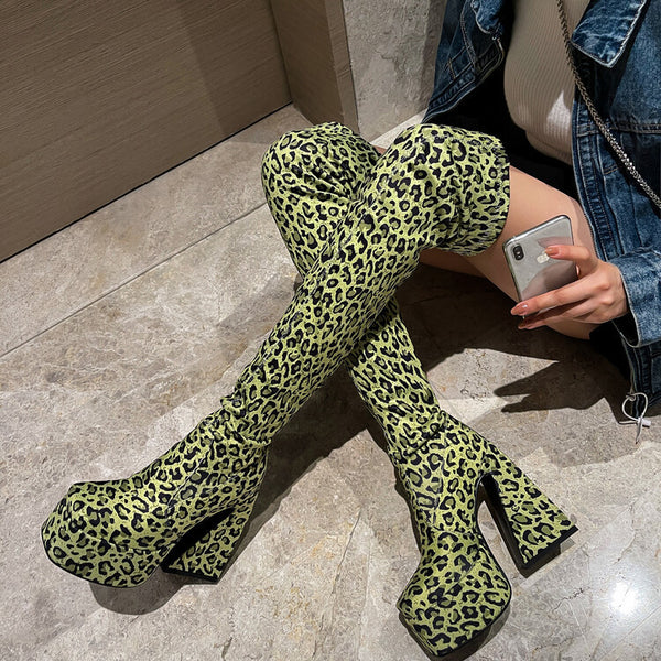 Cheetah Boots