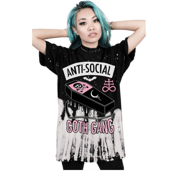 Oversize GOTH GANG T-shirt