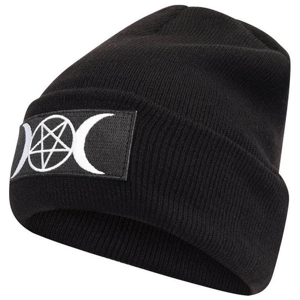 Triple Moon Beanie svart