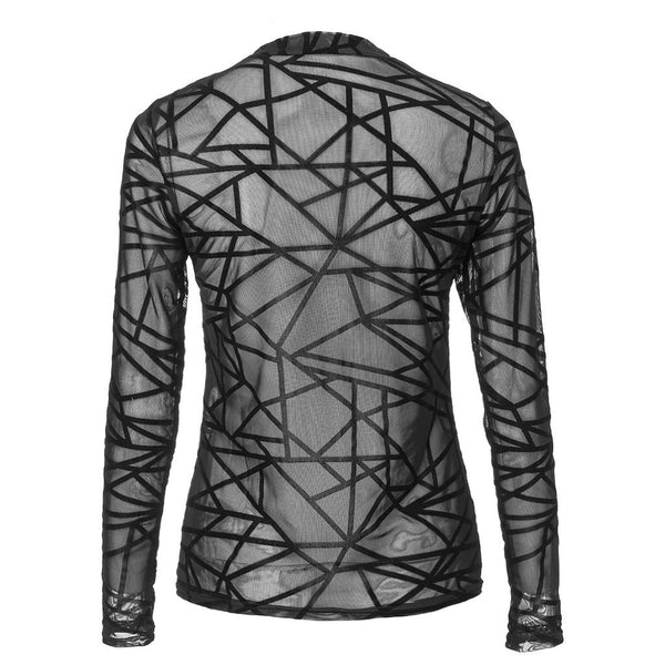 Amina Mesh Bluse