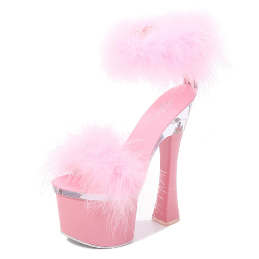 Pink Fluffy Performance Shoe