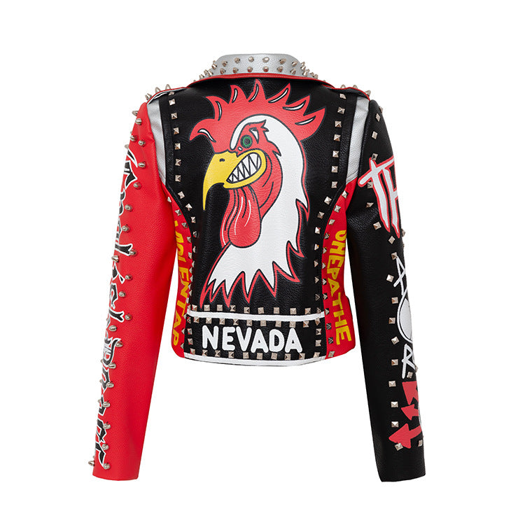 NEVADA 2 -  Leather Jacket YouAreCornyBye