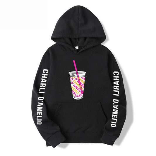 Charli D'Amelio Hoodie svart