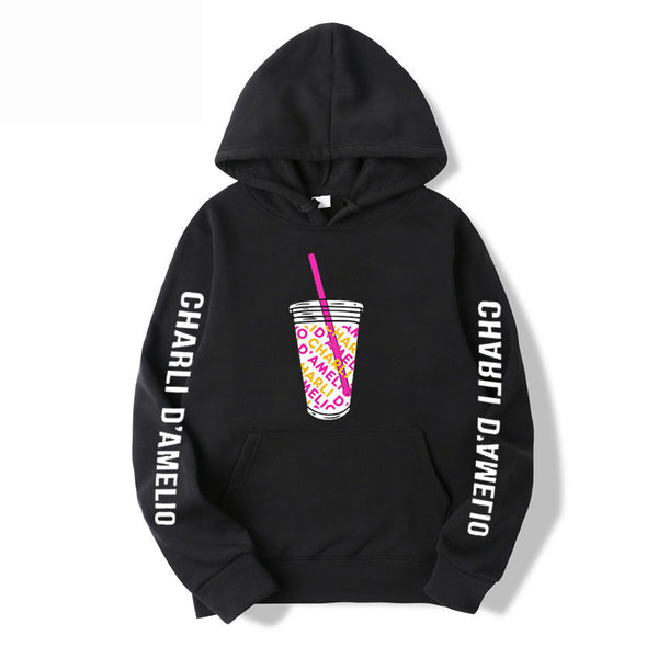 Charli D'Amelio Hoodie svart