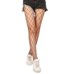 Fishnet store hull Strømpebukser