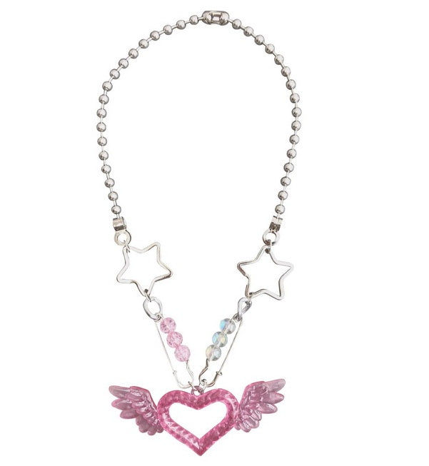 DreamySparkleLove Pin Necklace