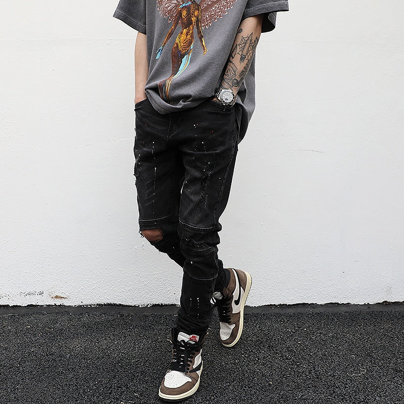 Stretch Ripped Skinny Jeans YouAreCornyBye