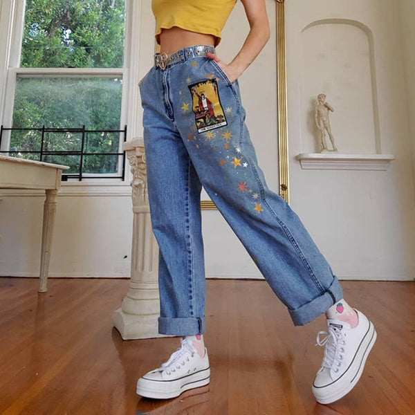 The Magician Tarot Card Jeans