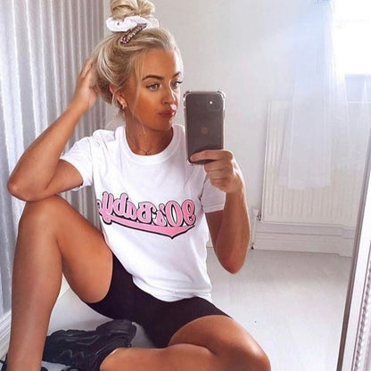 90´s Baby T-shirt Hvit YouAreCornyBye