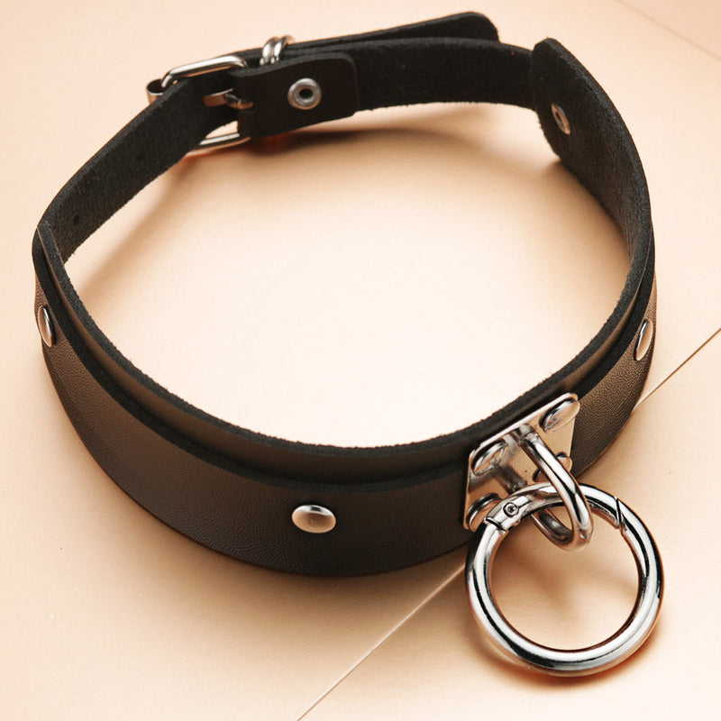 Ring PU lær Choker YouAreCornyBye