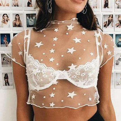 Estrella Blance Mesh Bluse (slæpp mars!) YouAreCornyBye