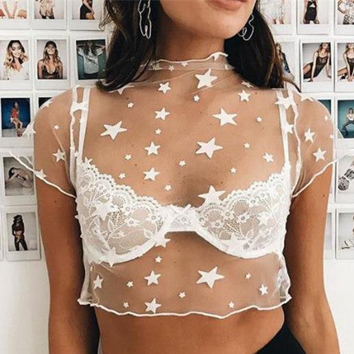 Estrella Blance Mesh Bluse (slæpp mars!) YouAreCornyBye