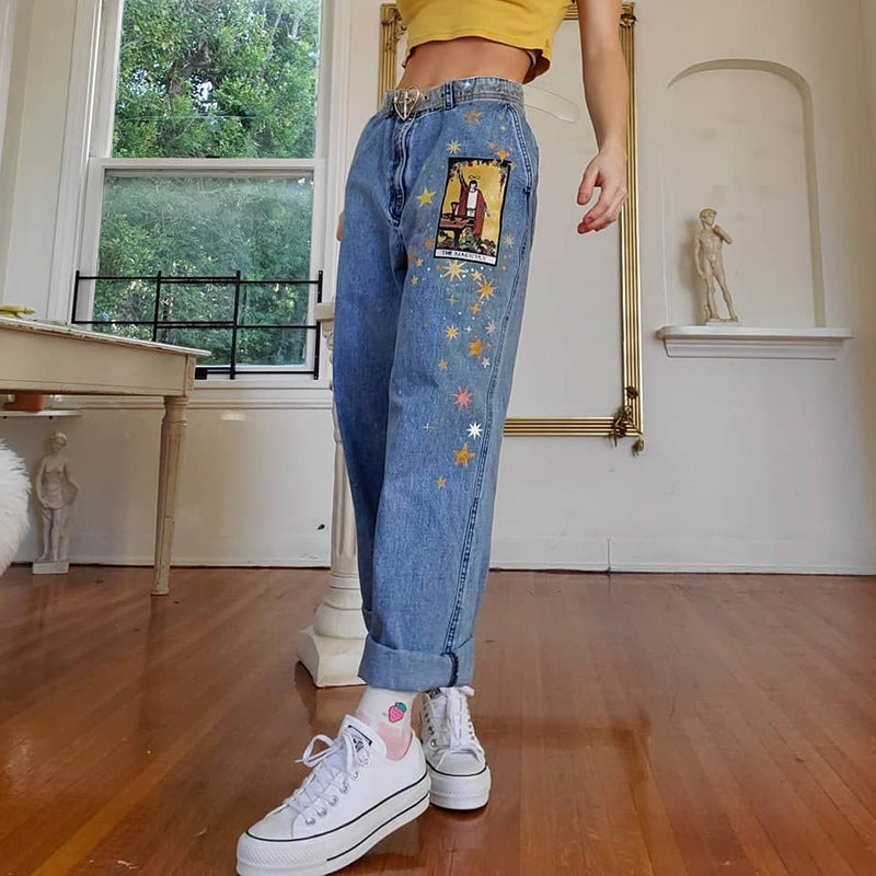 The Magician Tarot Card Jeans YouAreCornyBye