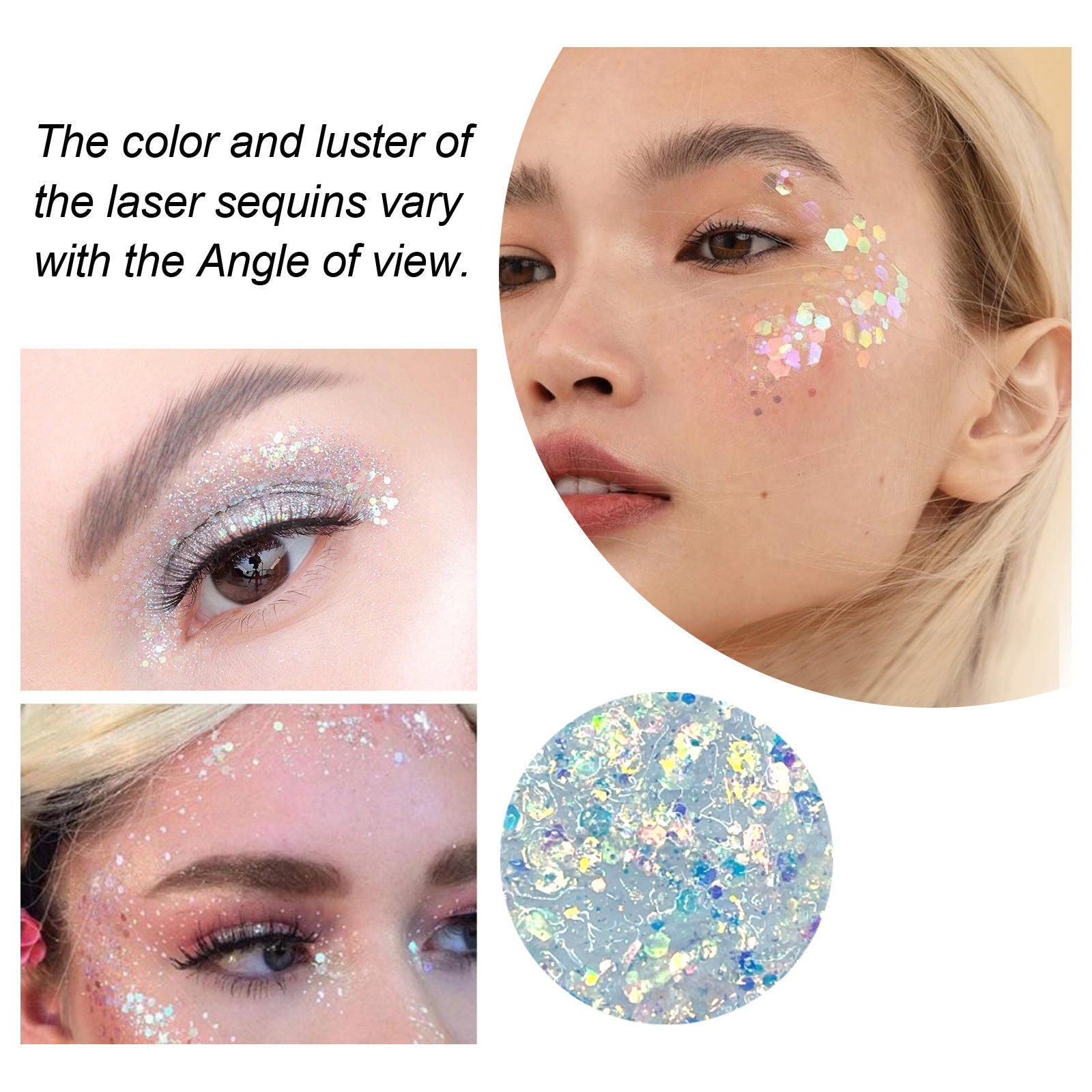 Body Glitter Gel Sett