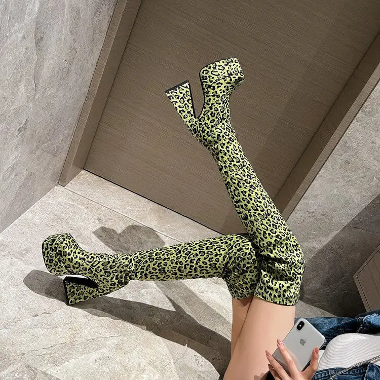 Cheetah Boots