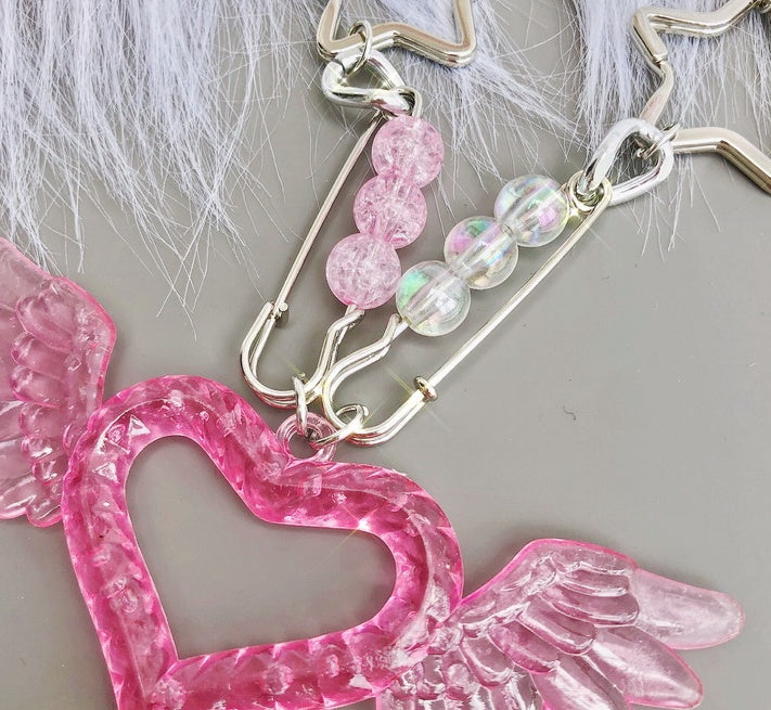 DreamySparkleLove Pin Necklace