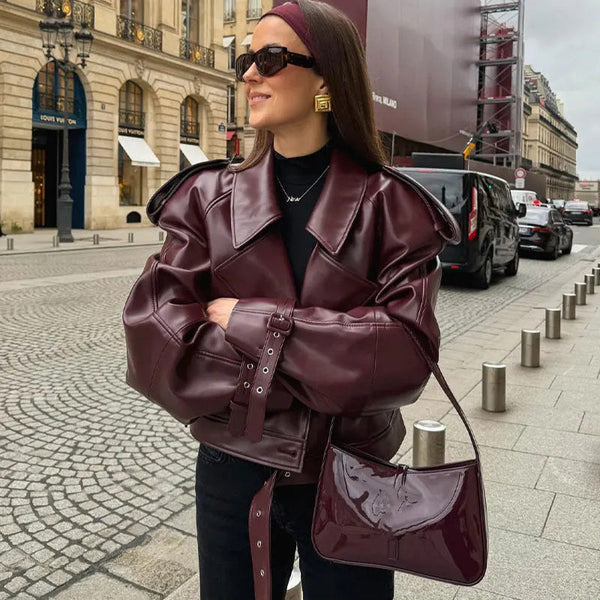 Bella Burgundy Jakke