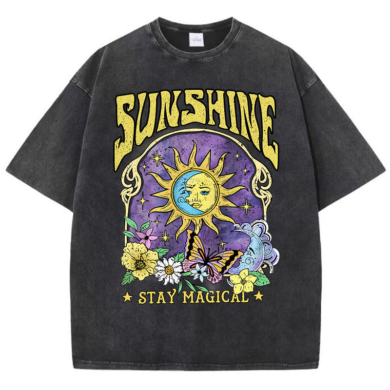 Sunshine T-shirt svart YouAreCornyBye