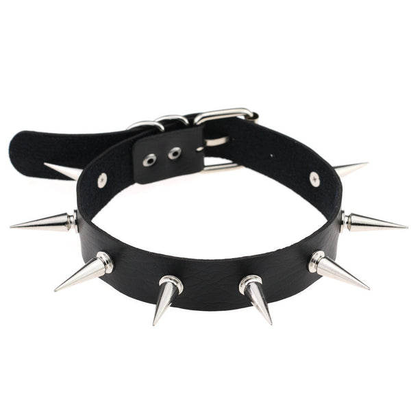 Spikes Choker Svart