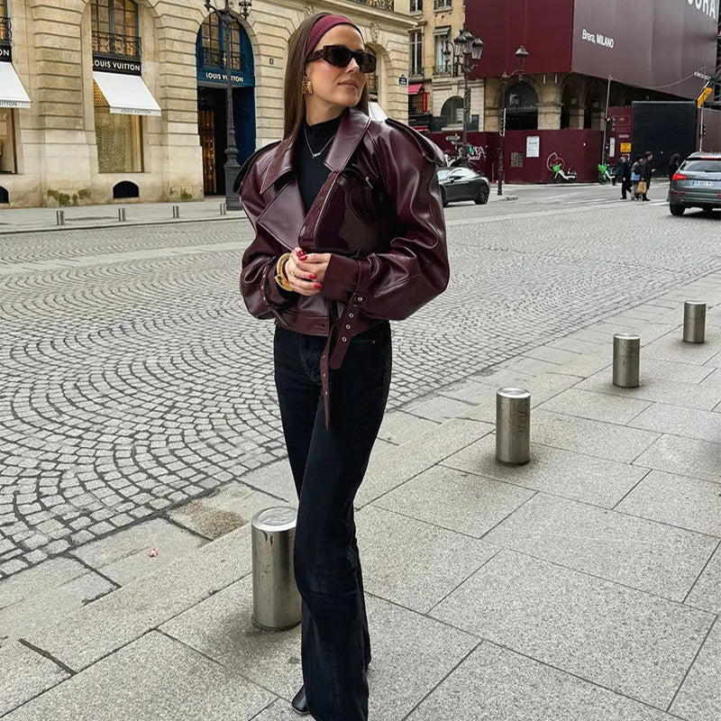 Bella Burgundy Jakke YouAreCornyBye