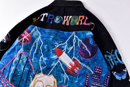 Wanderlust Denim Jacket YouAreCornyBye