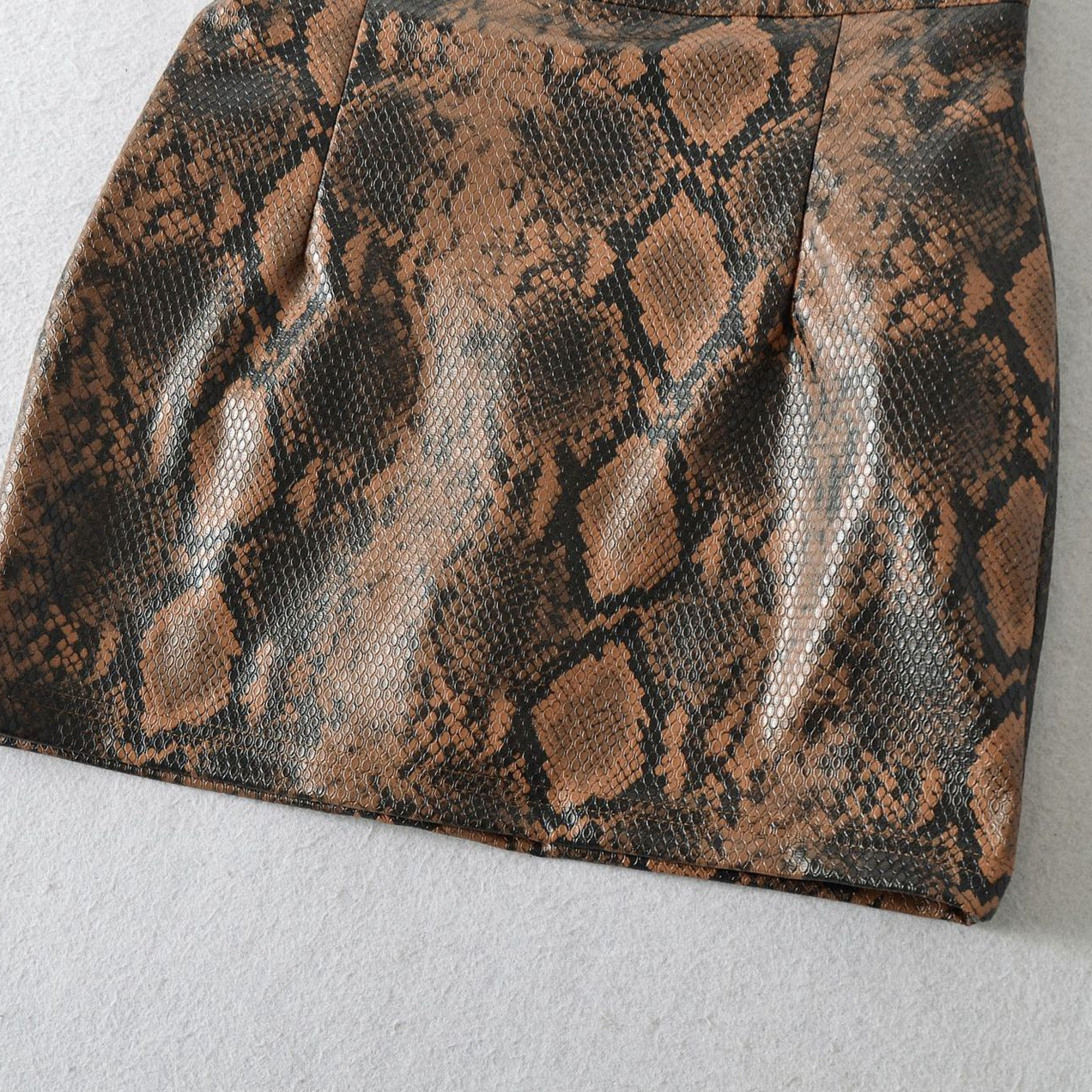 Serpentina Leather Skirt YouAreCornyBye