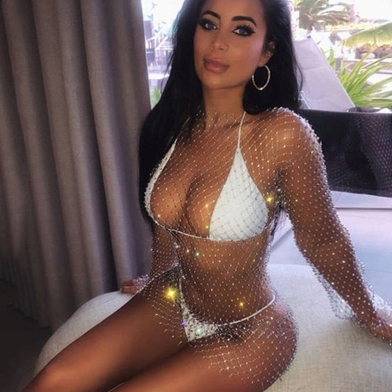 Nebula Nova Rhinestone Kjole