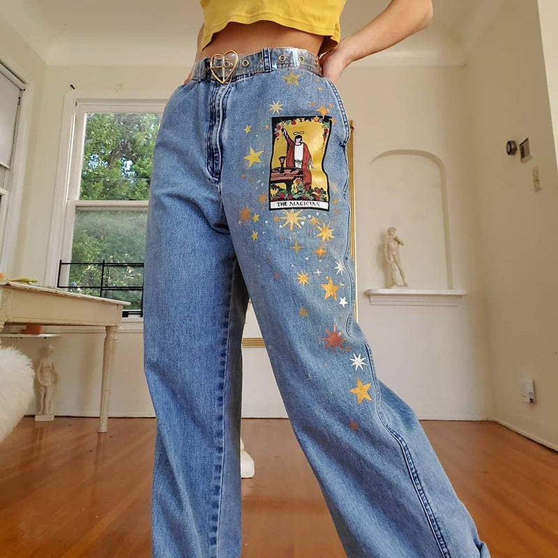 The Magician Tarot Card Jeans YouAreCornyBye