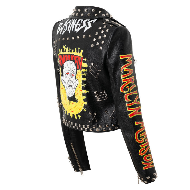 Friday 13th - leather jacket YouAreCornyBye