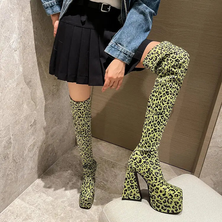 Cheetah Boots