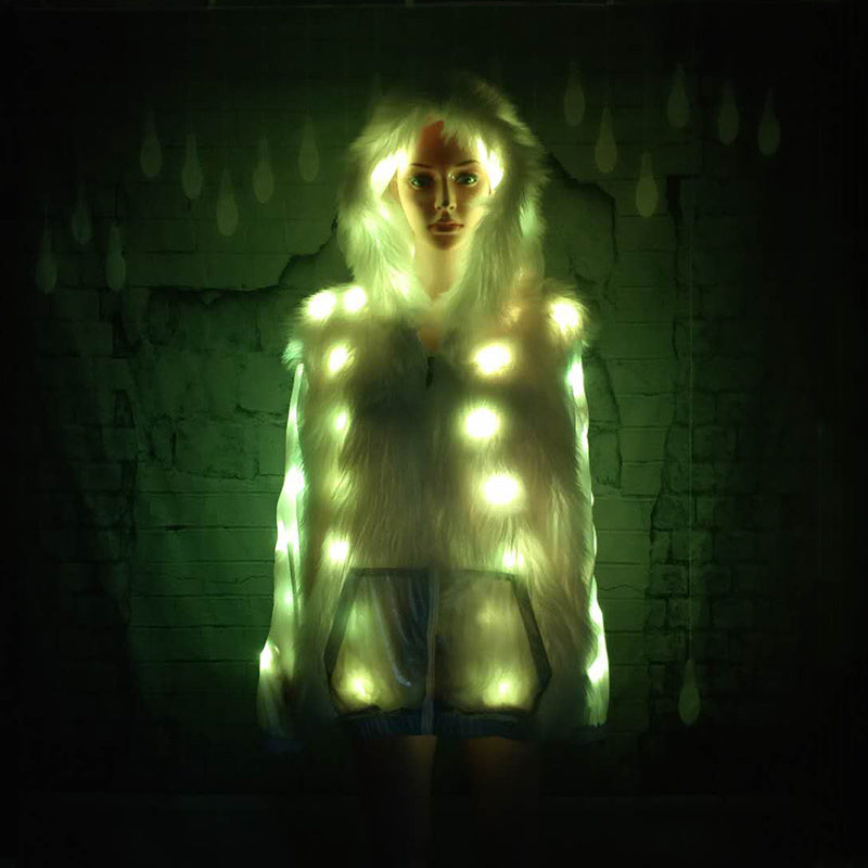 Holographic LEDlys Jakke YouAreCornyBye