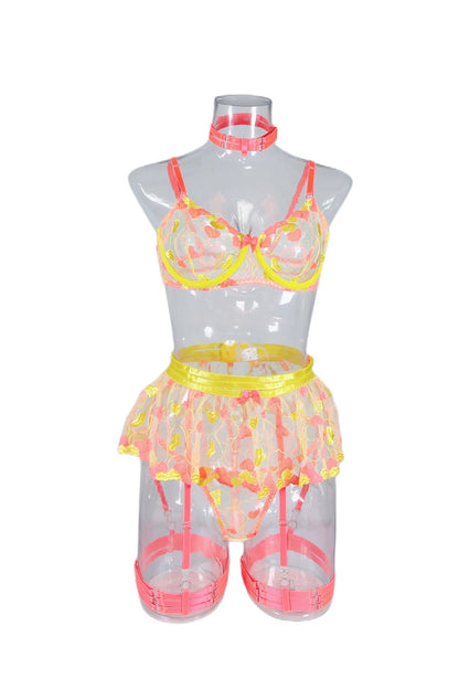 Elena Sunny Embroidered Mesh Sett YouAreCornyBye