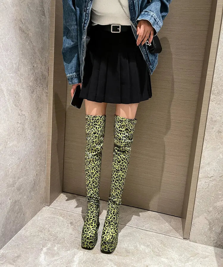 Cheetah Boots