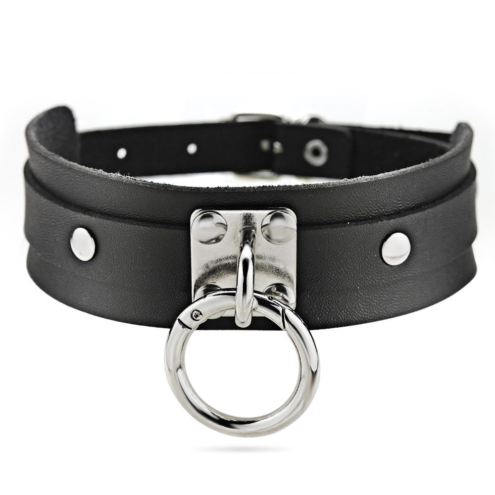 Ring PU lær Choker YouAreCornyBye
