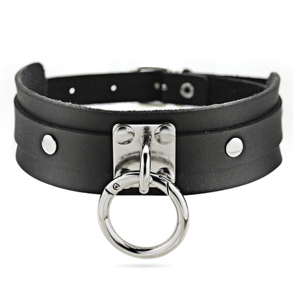Ring PU lær Choker YouAreCornyBye
