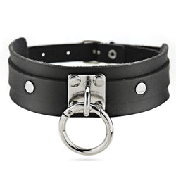 Ring PU lær Choker YouAreCornyBye