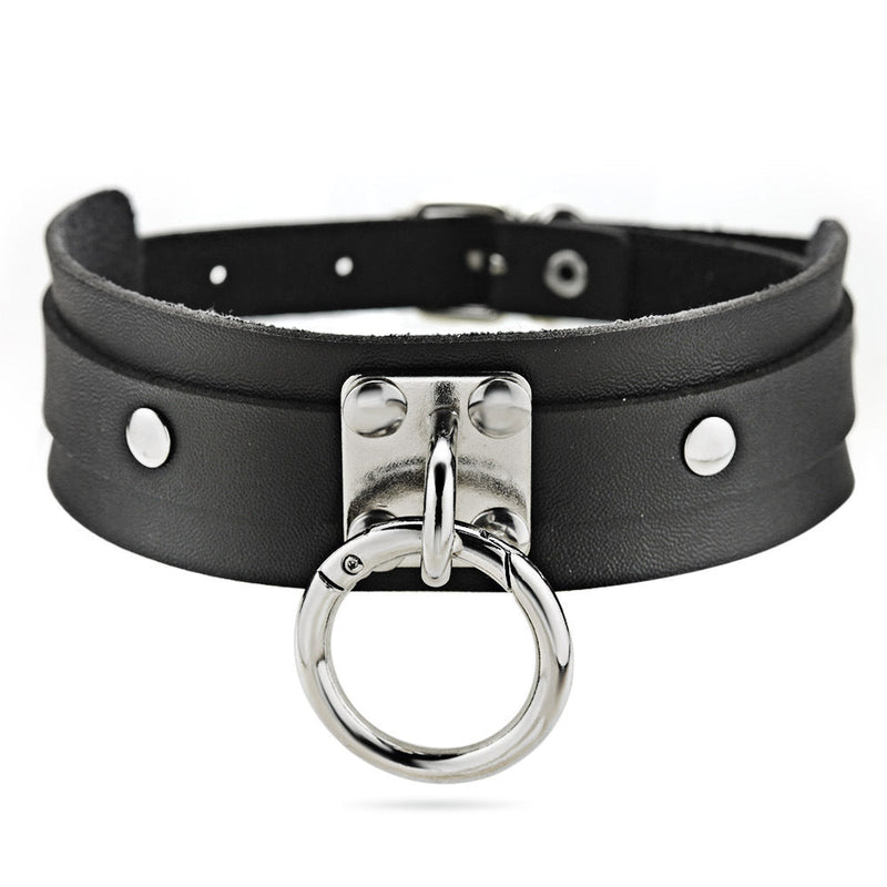 Ring PU lær Choker YouAreCornyBye