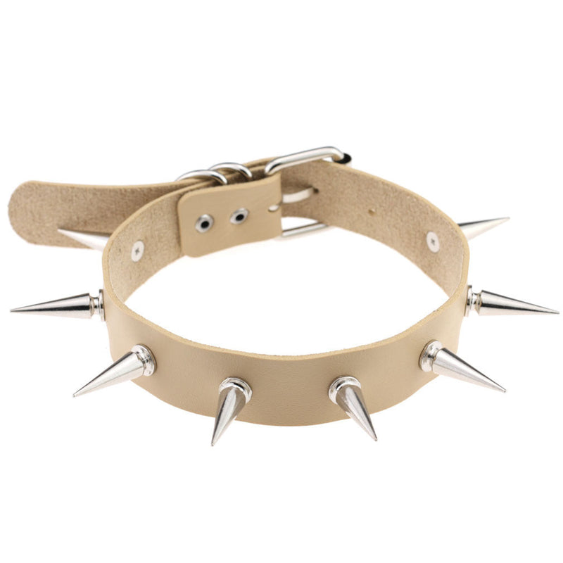 Spikes Choker Nude YouAreCornyBye