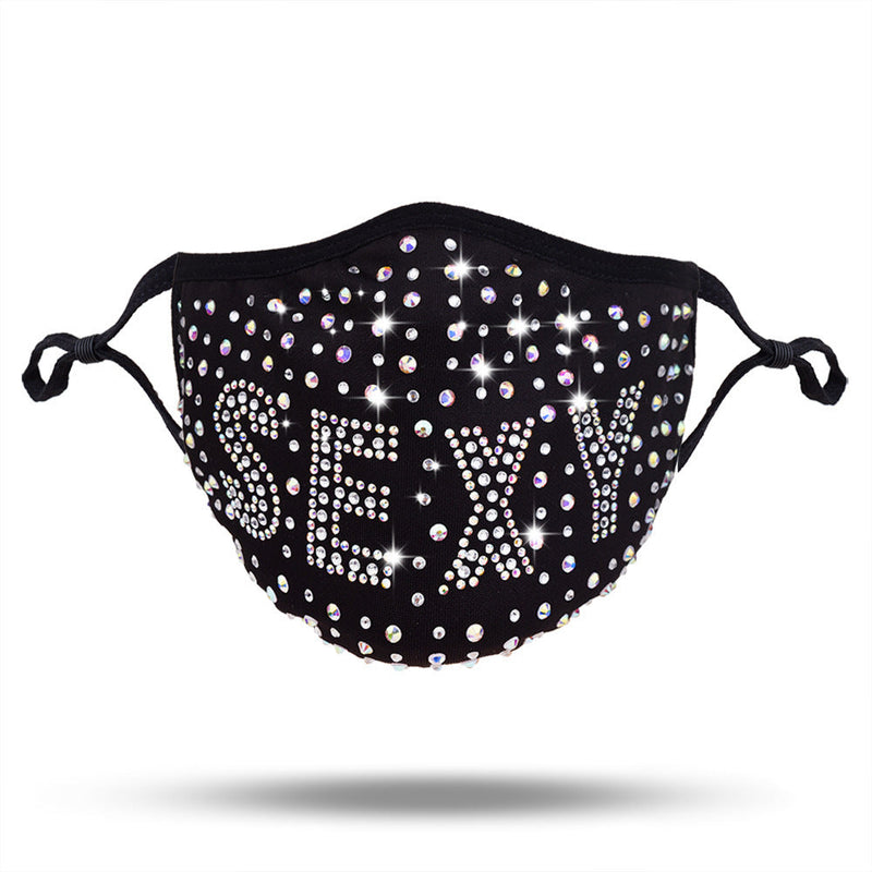 Rhinestone Maske