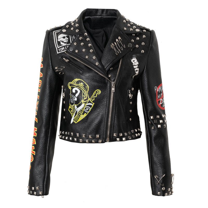 Friday 13th - leather jacket YouAreCornyBye
