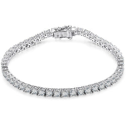 S925 Silver Tennisarmbånd med Moissanite Diamanter