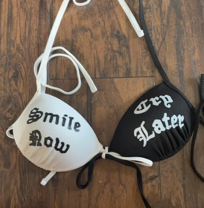 Smile Now Cry Later Bikini YouAreCornyBye