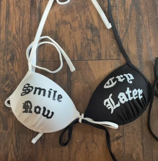 Smile Now Cry Later Bikini YouAreCornyBye
